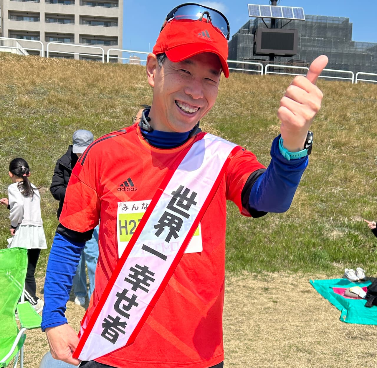 春分の日　淀川リレーマラソン