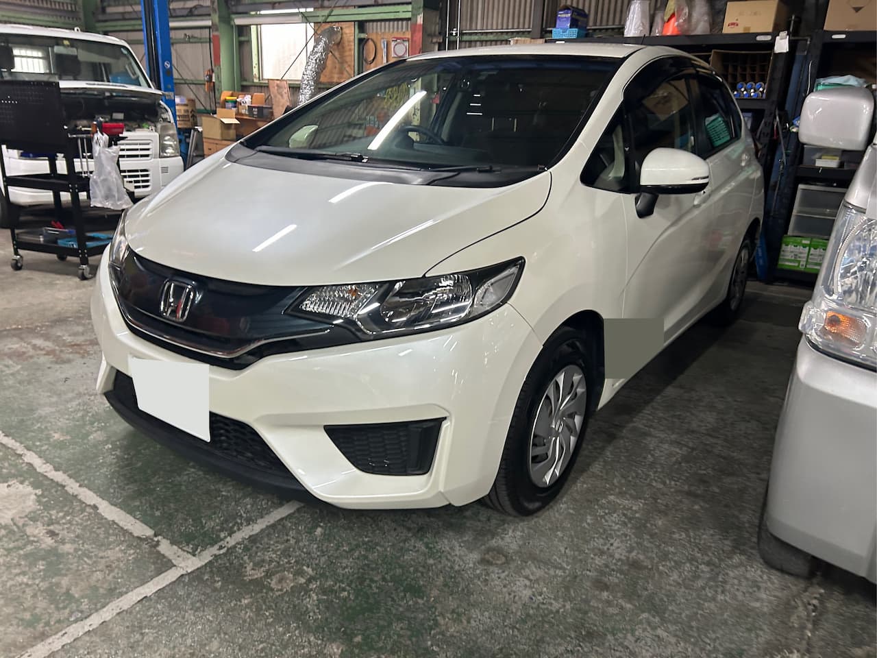 ホンダ　フィット　車検整備