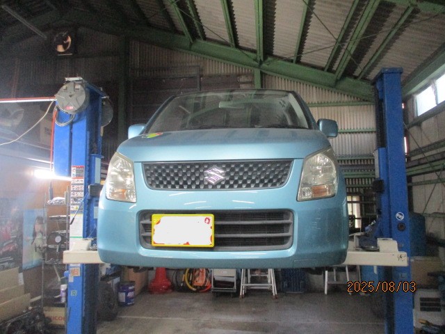 2年前に販売したワゴンＲ　車検でした