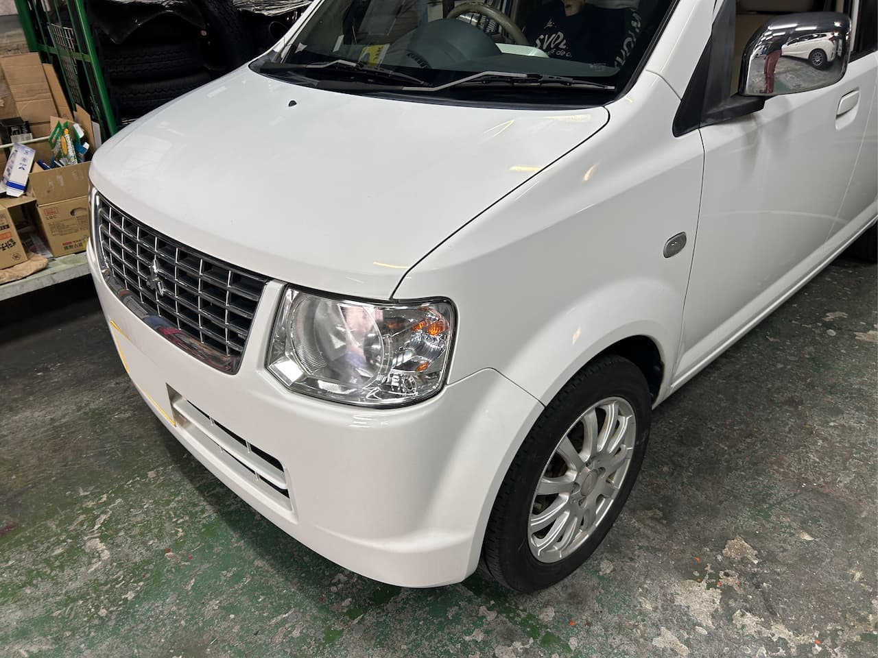 車検はWAX仕上げもセット！15万km走行のekワゴンが新車の輝きを取り戻した日