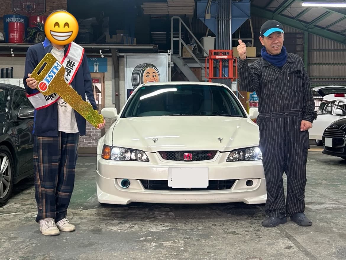 【ご納車御礼】京都から20歳の新オーナー誕生！親子で繋ぐVTECの魂（アコードユーロR）