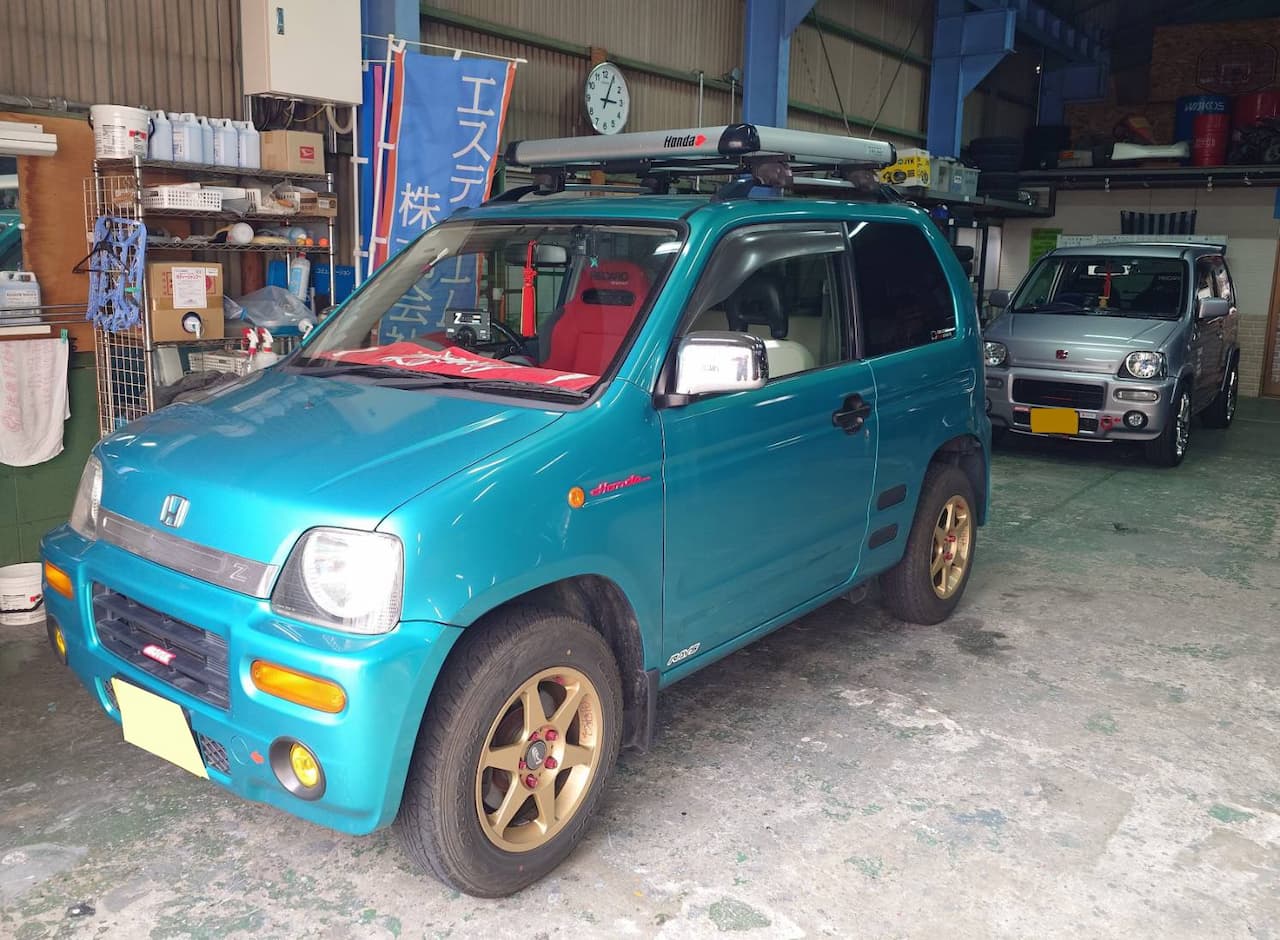 【ホンダ Z】シルバーZの点検の合間に、ミドリZのメーターLEDリフレッシュ！