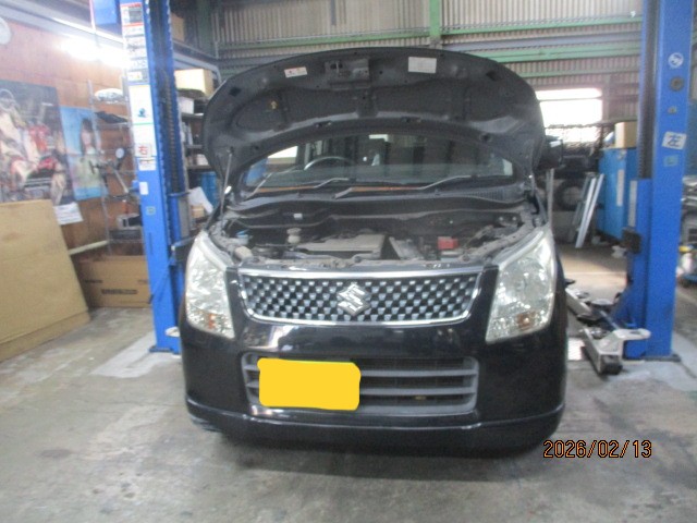 【整備事例】ワゴンR（MH23S）「もう乗り換えかな？」と言いつつ、絶好調で継続車検！