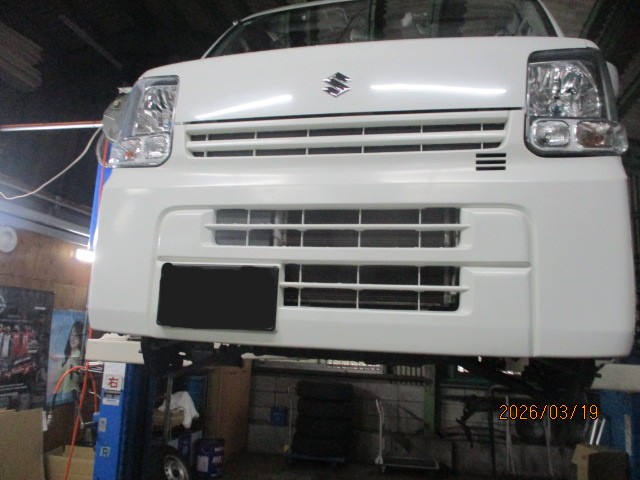 働くエブリィVの車検整備！セレクトレバーの「重さ」を解消